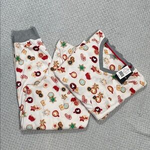 NWTs The Softest Pajamas Cuddl Duds Jammie Set Cozy Christmas Design Size XL